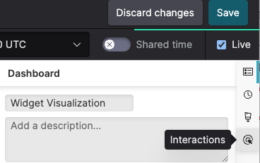 Accessing Interactions from Dashboard