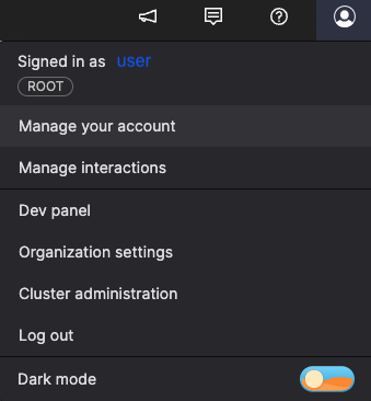 Account and Settings