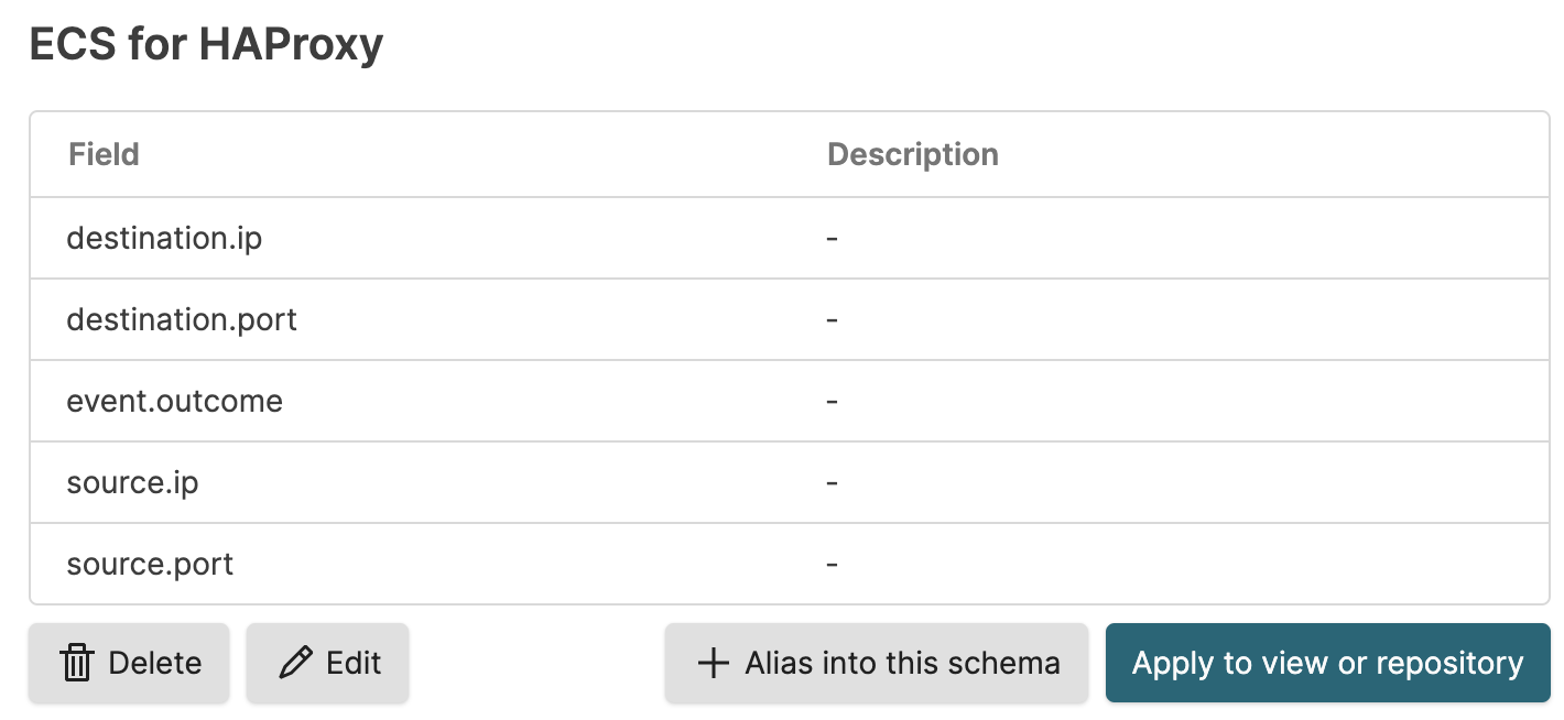 Manage an Existing Schema