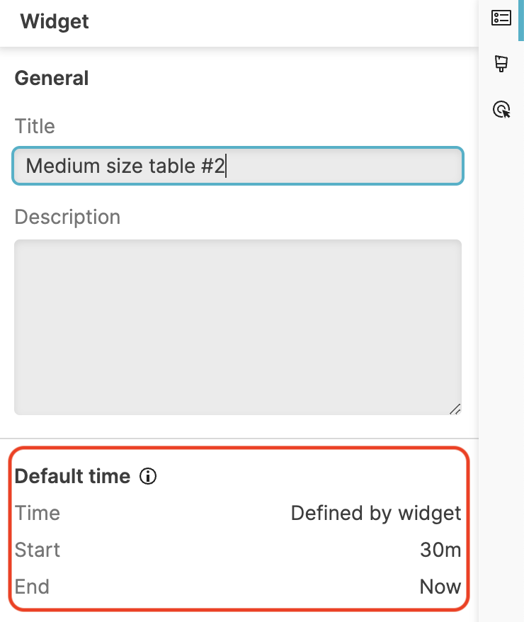 Default Time Configuration