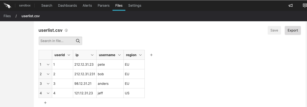 Import CSV File