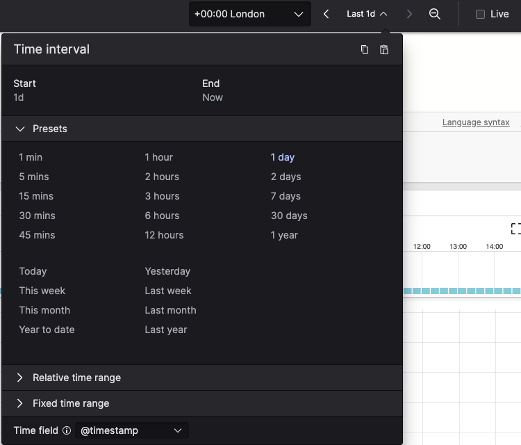 Data Time Interval