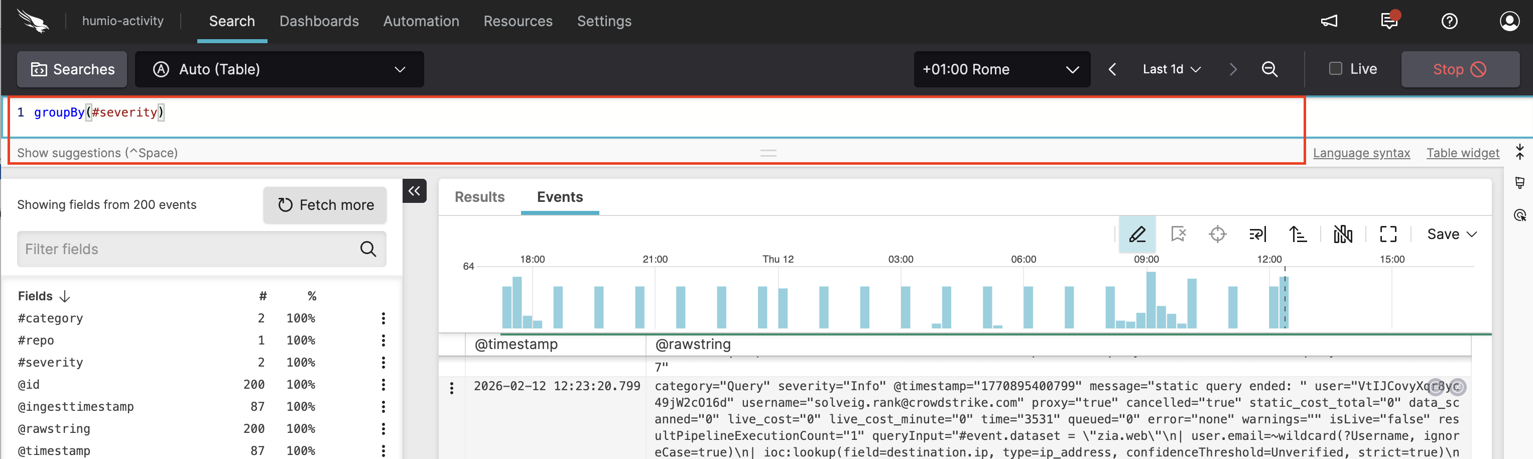 Screenshot depicting the Query Editor