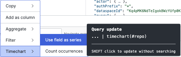 Query Update Tooltip