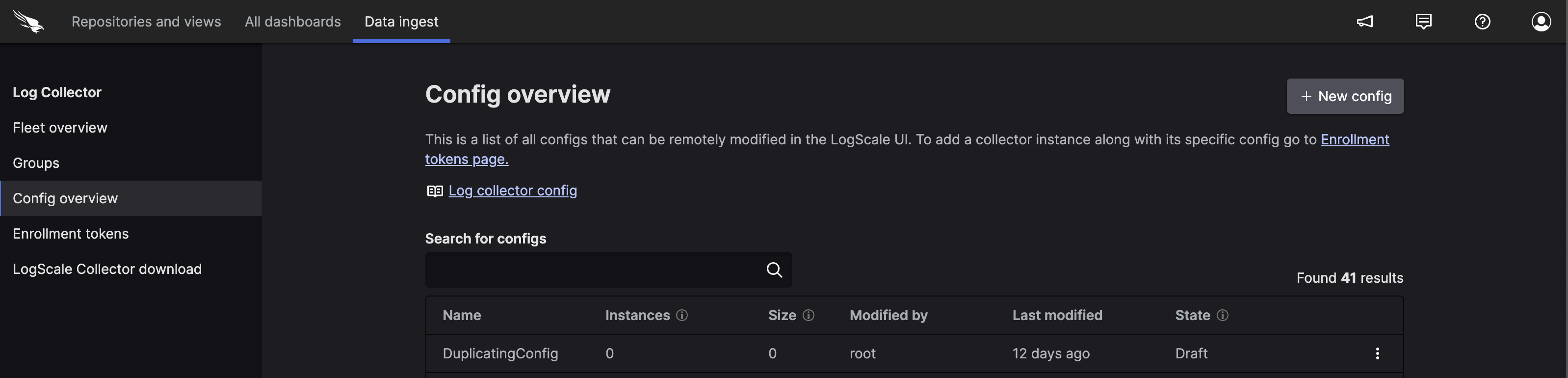 Config Overview