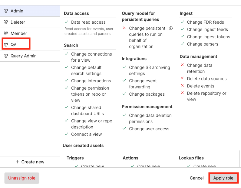 Change user role