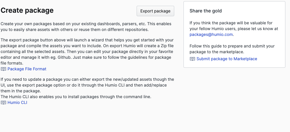 Create a Package