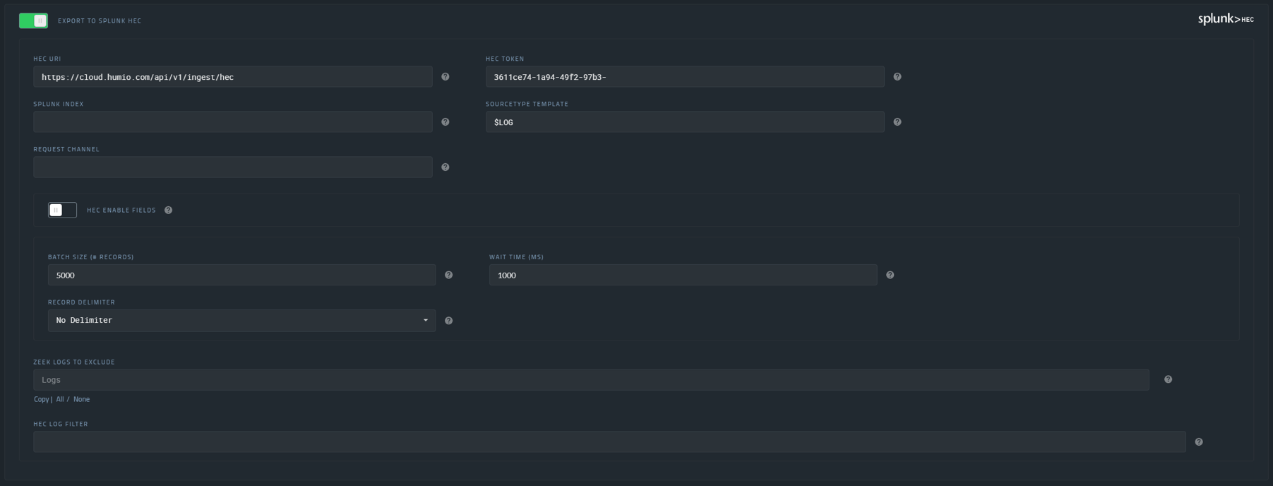 Configure Corelight