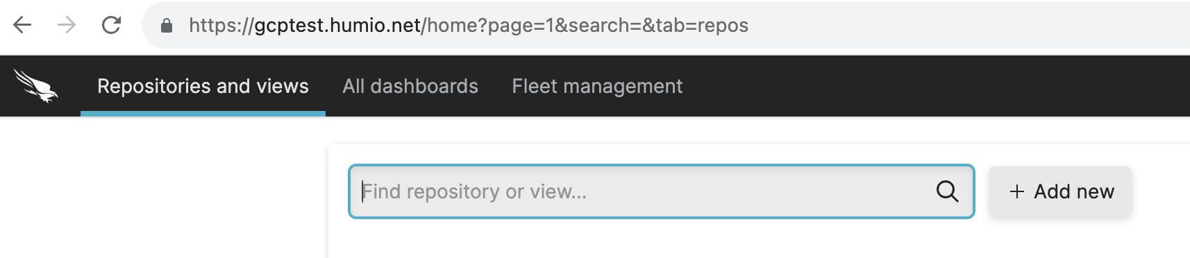 Screenshot showing creation of a new repository