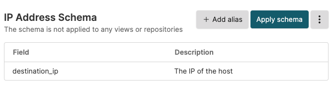 Screenshot showing how to add aliases