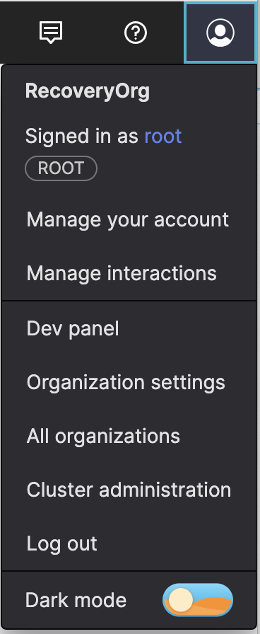 Account & Settings