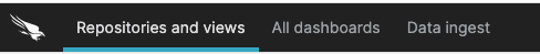 Main toolbar (tabs)