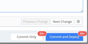 Screenshot showing the status for the configuration
